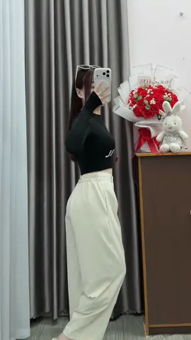 Quần Dáng Baggy Thụng Ống Rộng #quanongrong #quanbaggy #thoitrangnu #xuhuong #thinhhanh 