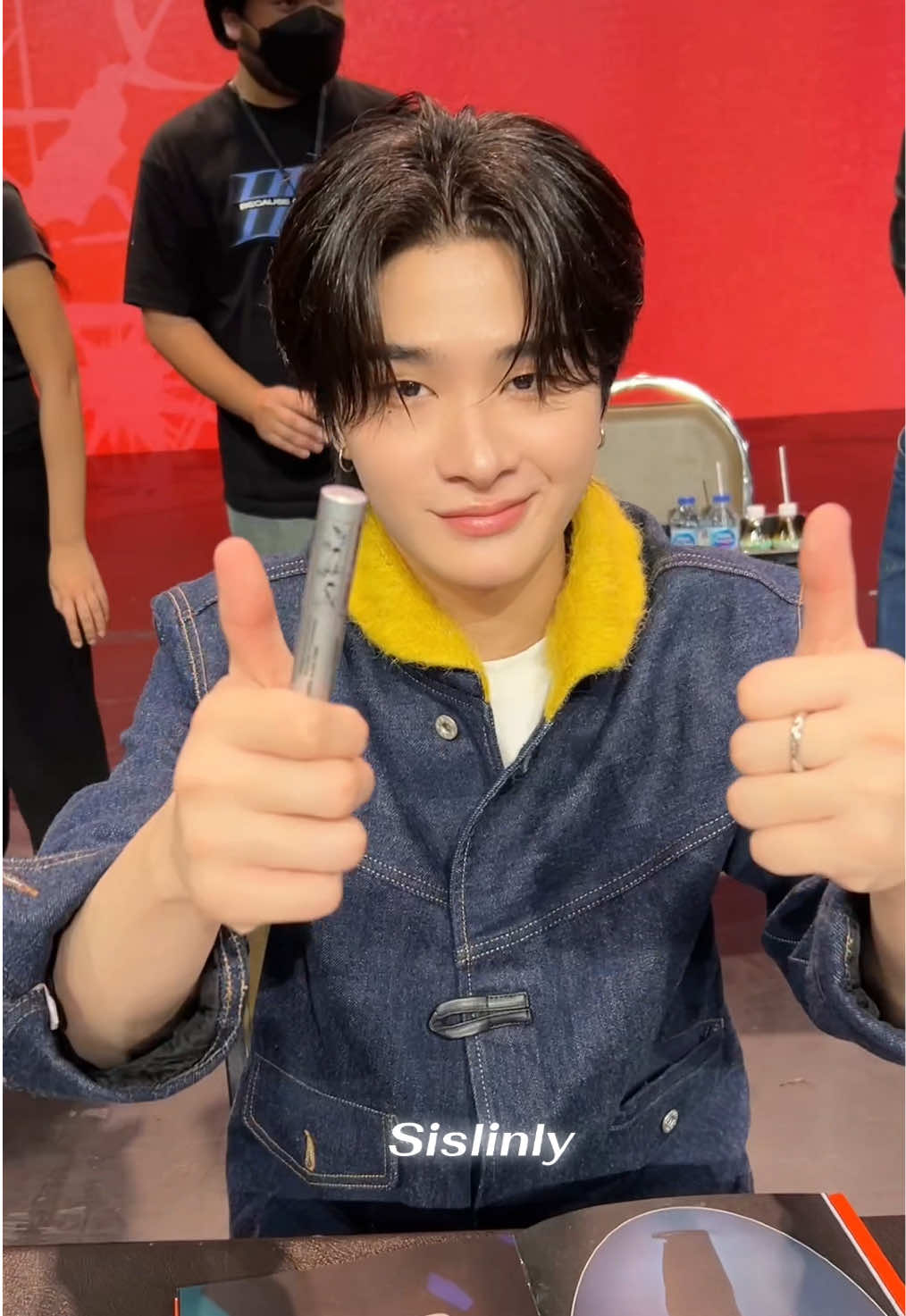 คนนี้เมนผมเองค้าบบบงี่ๆๆๆๆ น่ารักกก 😝💗💝💕💖 วันนี้ฝันพี่ลี่เป็นจริงแล้วนะ 🫣🫶🏻❤️ #thaichayanon #ไทยชญานนท์ #busbecauseofyouishine #busthefirstalbumfansign #busfansign 