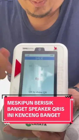 MESKIPUN BERISIK BANGET SPEAKER QRIS INI KENCENG BANGET #qrissoundbox #qrissuara #qriscahaya #qris 