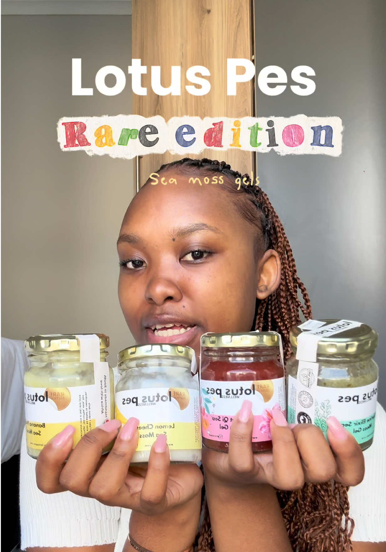 Our Lotus babe just tried all 4 of our new Limited Edition Sea Moss Gels and the verdict is in — pure glow. From taste to texture, each jar is crafted to nourish from within.  Which one’s your favourite? @Sphe 🍒  #LotusPes #seamoss #seamossgel #guthealth #skin 