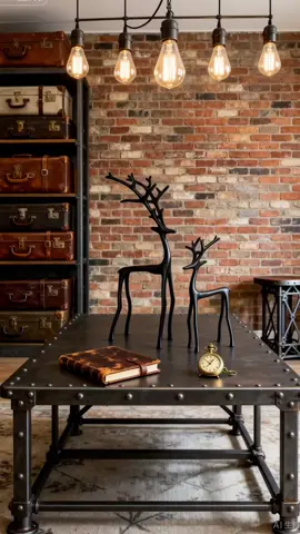 Set of 2 Black reindeer statues alloy 🦌#christmasdecor #reindeer #decoration #christmas