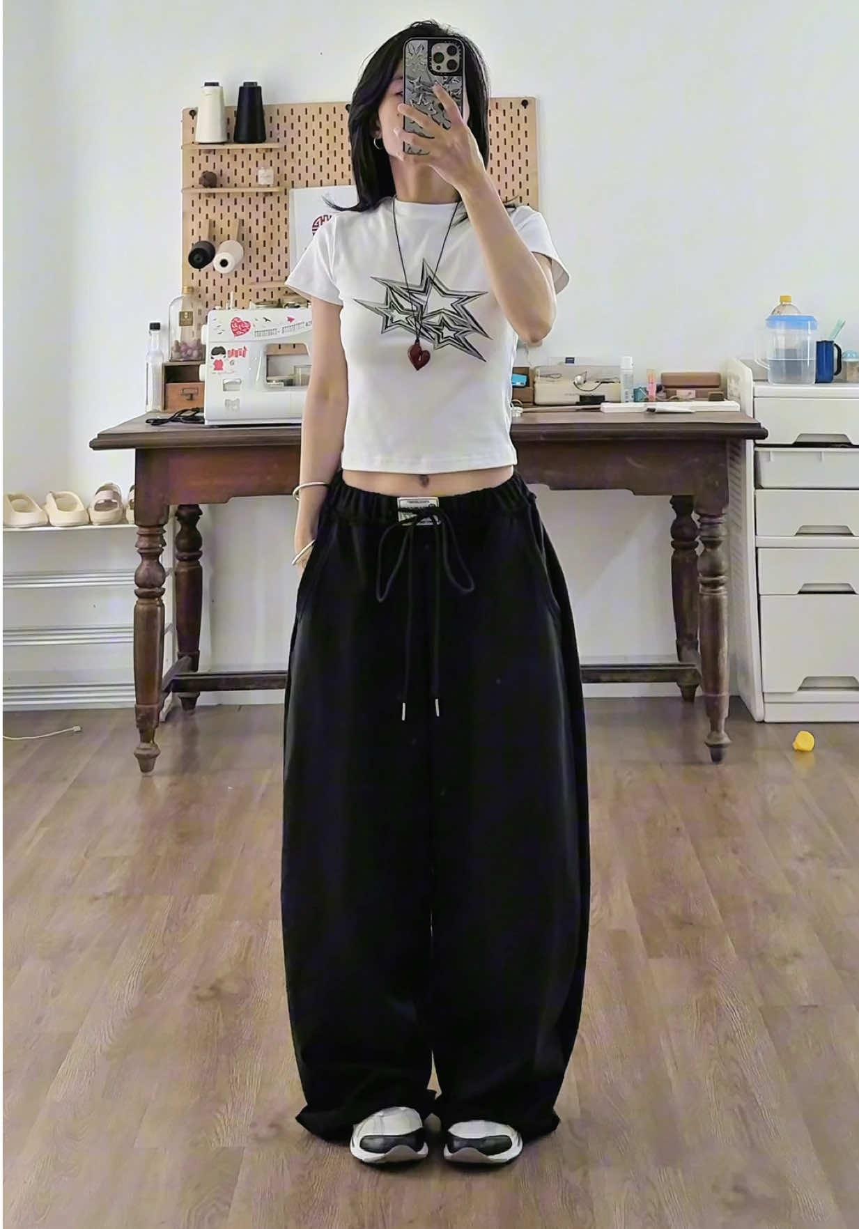 Quần nỉ chân cua nấm lùn bon chen được ✌️ #phanlem 