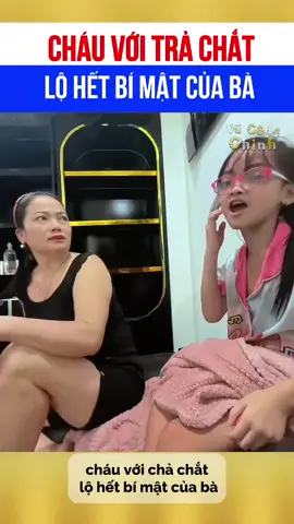 Cháu với trả chắt 🤣 #viral 