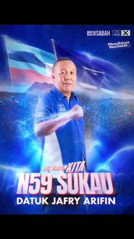 Calon Sukau untuk anda. Demi rakyat, Demi Sabah. #N59Sukau  #fyp  #BinaNegara  #BN 