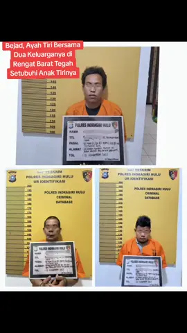 Bejad, Bapak Tiri dan Dua Keluarganya Tega Setubuhi Anak Tirinya INHU – Satuan Reserse Kriminal (Satreskrim) Polres Indragiri Hulu (Inhu) berhasil mengungkap kasus yang sangat memprihatinkan, yakni dugaan tindak kekerasan seksual terhadap anak di bawah umur. Kasus ini terjadi di wilayah Desa , Kecamatan Rengat Barat, Kabupaten Inhu. Kapolres Inhu AKBP Fahrian Saleh Siregar, S.I.K., M.Si melalui Kasi Humas Polres Inhu Aiptu Misran, SH menjelaskan bahwa pengungkapan kasus ini dilakukan oleh tim Satreskrim pada Senin (9/11/2025) malam hingga Selasa (10/11/2025) dini hari. Dari hasil penyelidikan, tiga orang terduga pelaku berhasil diamankan. Ketiganya masih memiliki hubungan keluarga dengan korban, salah satunya merupakan ayah tiri korban sendiri. “Ketiga pelaku kini sudah diamankan di Mapolres Inhu untuk menjalani proses hukum lebih lanjut. Kami sangat menyesalkan kejadian ini dan berkomitmen menangani kasus kekerasan terhadap anak dengan serius, karena menyangkut perlindungan masa depan generasi muda,” tegas Aiptu Misran. Korban yang masih berusia anak-anak kini sudah mendapatkan pendampingan khusus dari pihak kepolisian dan lembaga perlindungan anak. Pendampingan ini dilakukan untuk memastikan kondisi psikologis korban tetap terjaga serta memberikan rasa aman agar bisa pulih dari trauma. Menurut Misran, penanganan kasus kekerasan seksual terhadap anak dilakukan dengan sangat hati-hati dan menjunjung tinggi prinsip berita ramah anak, di mana identitas korban dijaga penuh kerahasiaannya. “Kami melindungi identitas dan kehormatan korban. Yang utama bagi kami adalah pemulihan korban, bukan hanya penegakan hukum terhadap pelaku,” ujarnya. Polres Inhu mengimbau kepada seluruh masyarakat agar berani melapor jika mengetahui atau menduga adanya tindakan kekerasan terhadap anak di lingkungannya. Peran keluarga, tetangga, dan masyarakat sangat penting dalam memberikan perlindungan dan rasa aman bagi anak-anak. Kasus ini menjadi pelajaran berharga bahwa perlindungan anak harus dimulai dari rumah. Anak berhak tumbuh di lingkungan yang aman, penuh kasih sayang, dan jauh dari segala bentuk kekerasan. Polres Inhu berkomitmen terus menguatkan sinergi dengan lembaga sosial dan pemerhati anak untuk menciptakan Kabupaten Indragiri Hulu yang ramah dan aman bagi anak. #viral  #fyp  #video  #tiktok 