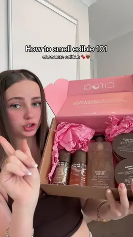 how to smell edible 101 🤎 @ciroabeauty new chocolate range >> actual dessert ✨ #chaoticbutaesthetic #bodycareroutine