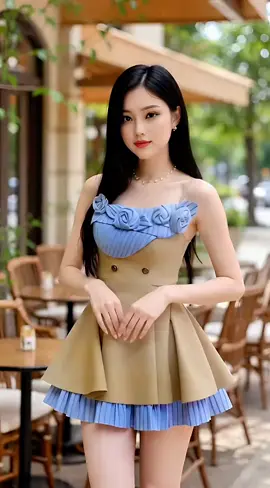 Đầm dáng xòe 2 dây bèo ngưc phối vest sang trọng thích hợp cho nàng đi chơi, dự tiệc #VStore #outfitxinh #OOTD #hottrend #damdutiec 