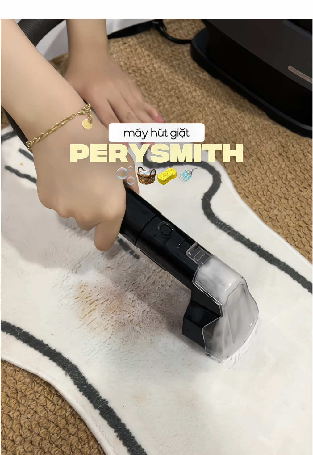giặt sofa , thảm , gấu bông , … tại nhà siu đơn giản lun 🫧🚿🧸#PerySmith#HutgiatPerysmith#dondepnhacua #mayhutgiat #muataitiktok  