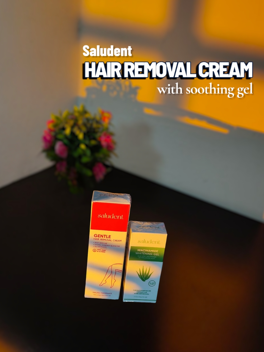 Nakisabay din sa trend with this Saludent Hair Removal Cream. #cream #hairremovalcream #saludenthairremovalcream #saludentph 