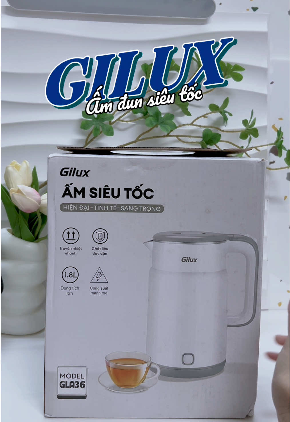 Ấm siêu tốc nhà Gilux đun sôi nhanh dùng củng bền nữa #gilux #amsieutoc #amsieutocgilux #amdunsieutoc #amdunnuoc 