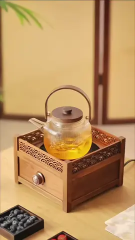 Ấm Trà Thuỷ Tinh Quai Gỗ #TikTokAwardsVN #xuhuong #uongtra #amtrathuytinh #binhtrathuytinh 