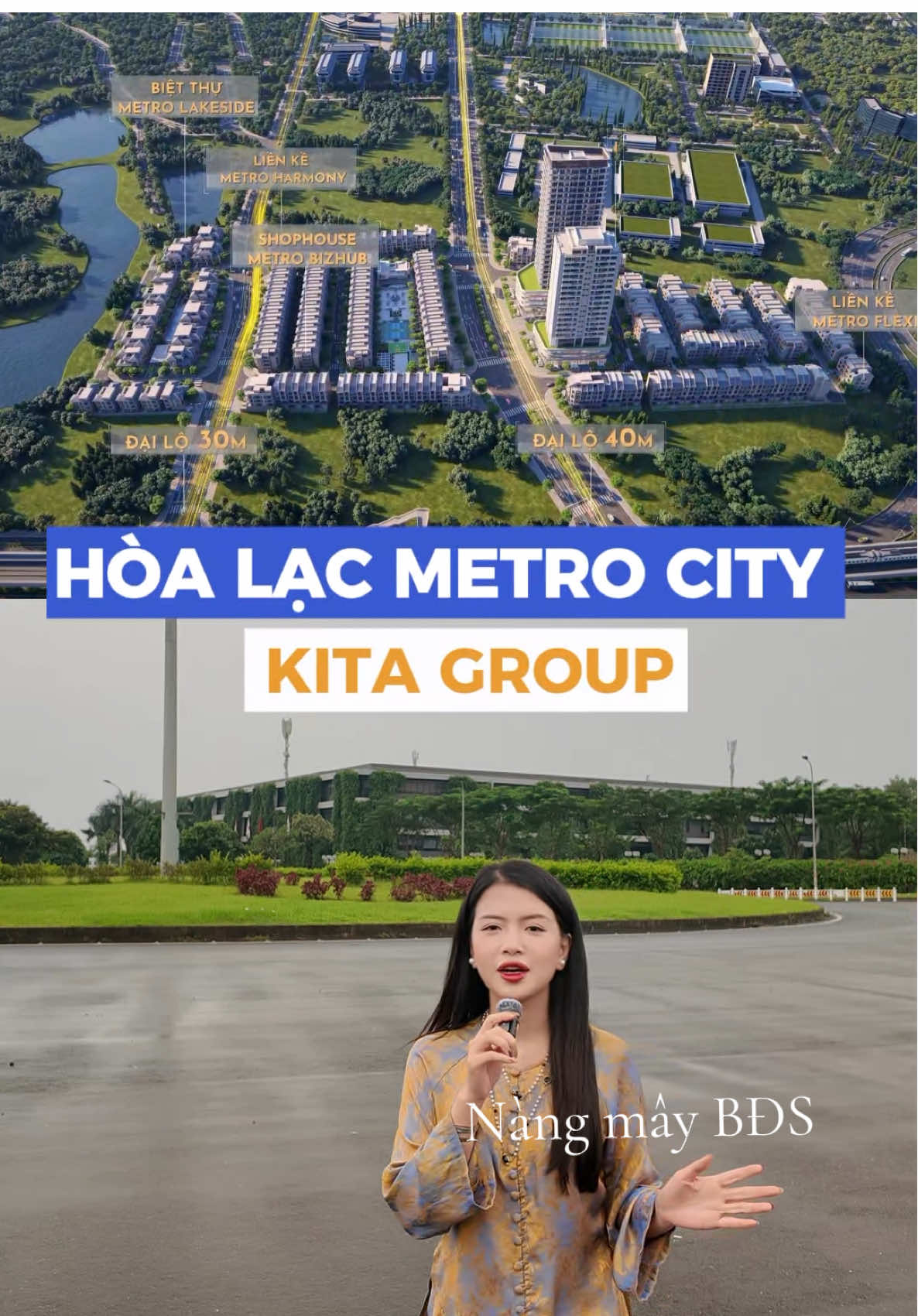 Vùng trũng thấp tầng gọi tên phía Tây Hà Nội. Khu đô thị mới của Kita Group tại #hoalac #dautubatdongsan #batdongsan #shophouse #metrocity 