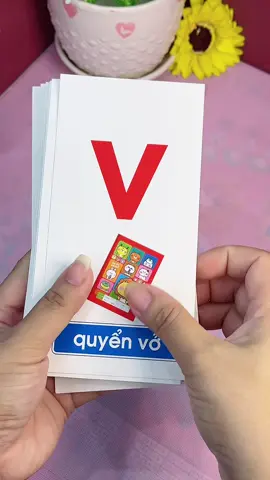 Bộ thẻ chữ cái và số cho bé#bothechucaivaso #thehocchobe #thechucai #dodunghoctap #vairal 