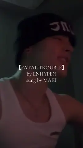 enjoy maki singing fatal trouble dropping enha &team crumbs #enhypen #fataltroubleenhypen #MAKI #andteam #kpopfyp 