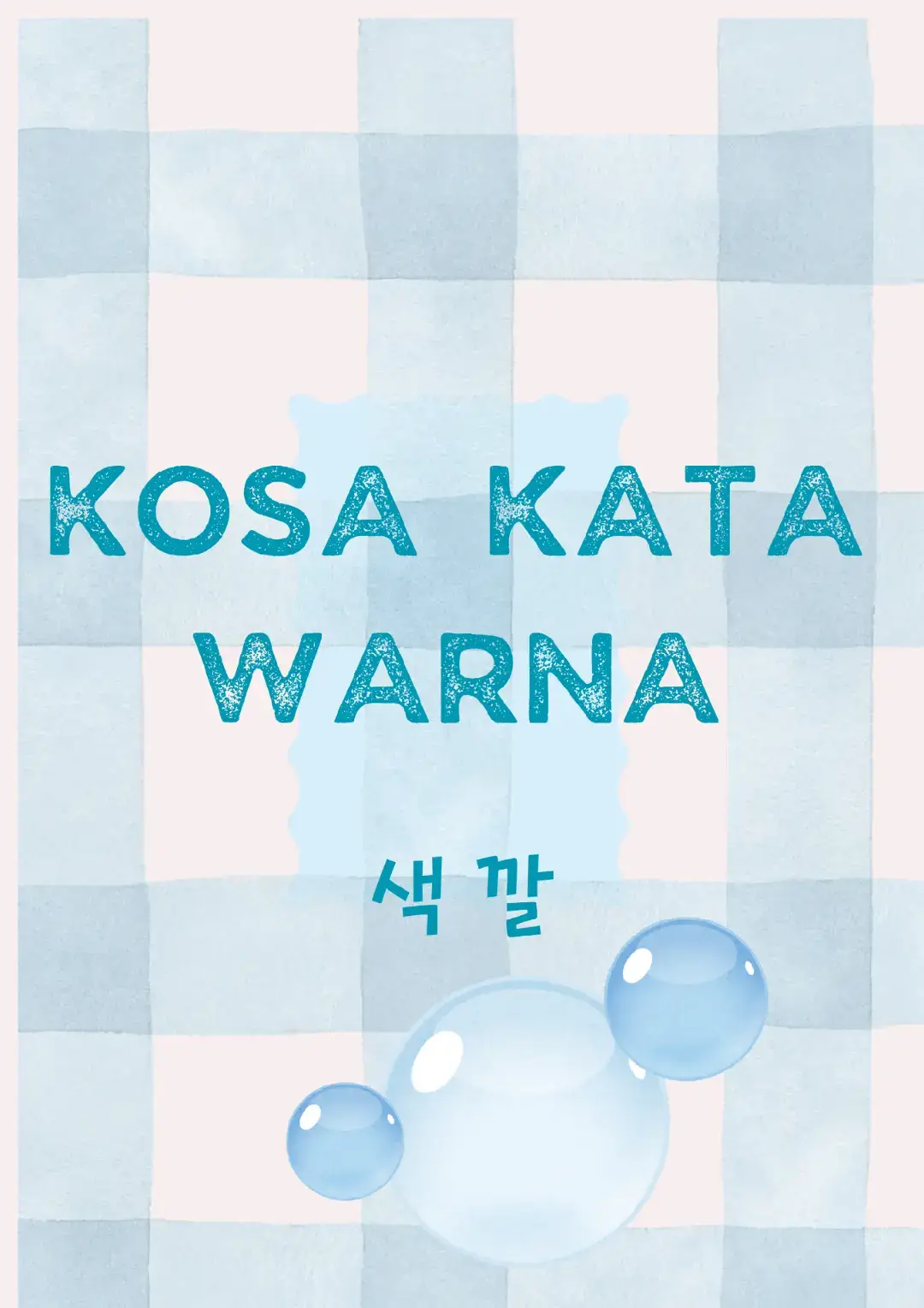 kosa kata warna dalam bahasa korea #learnkorean #belajarkorea #belajarkoreaonline #kosakatakorea #한국어 