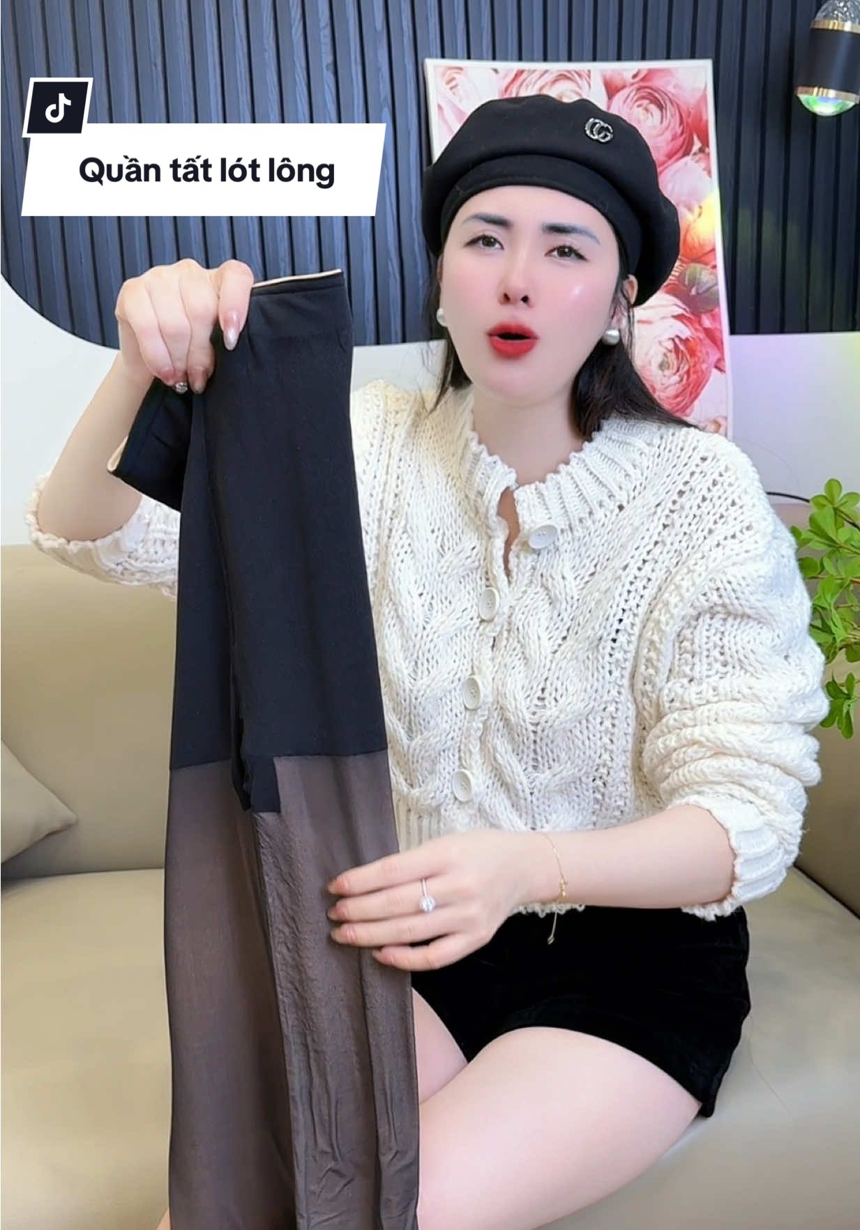 Quần tất lót lông siêu ấm, k lo với thời tiết dưới 10*c nha #thudongxudaily #quantat #quantatlotlong #quantat3d #quantatda 