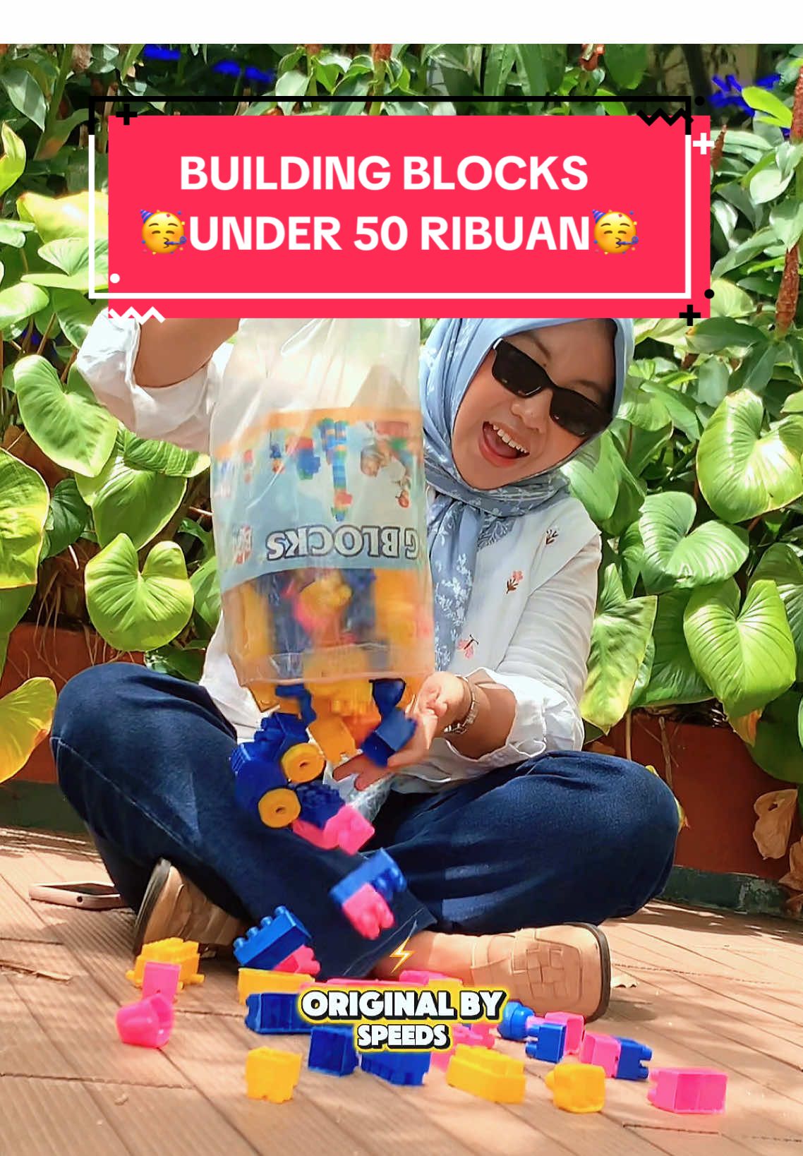 Balok susun anak atau Building Blocks harganya lagi ambyar bangets moms, udah ekonomis dan banyak manfaatnya pula 🔥🥳 #baloksusun #buildingblocks #mainananak #mainanmotorik #rosaspeeds 