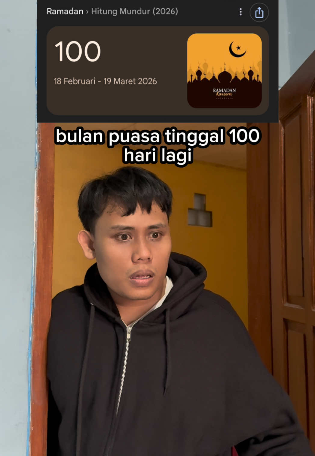 ga kerasa tinggal 100 hari lagi #ramadhan2026 #puasa #pov 