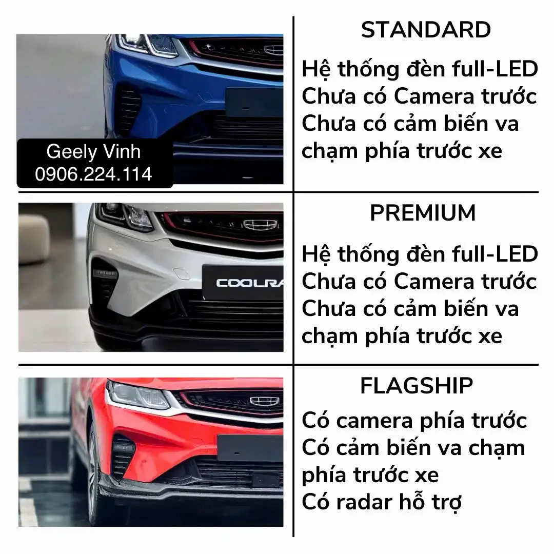 Những điểm khác biệt giữa các phiên bản của Geely Coolray Tháng 11 này, Geely Nghệ An mang đến cho quý khách hàng những ưu đãi tốt nhất cho dòng xe Geely Coolray.  - Tặng 50% LPTB - Tặng 1 năm BH thân vỏ - Giảm giá bằng tiền mặt trừ vào giá niêm yết Liên hệ Geely Nghệ An ngay hôm nay đến nhận báo giá lăn bánh.  #geelycoolray #geelyvinh #geelynghean 