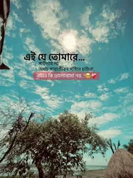 এই যে তোমারে পাইলাম না! অথচ সারাজীবন পাইতে চাইবো, এটাও কি ভালোবাসা নয়..?🥺❤️‍🩹 . #foryou #foryoupage #unfrezzmyaccount #tiktok #vairal_video 