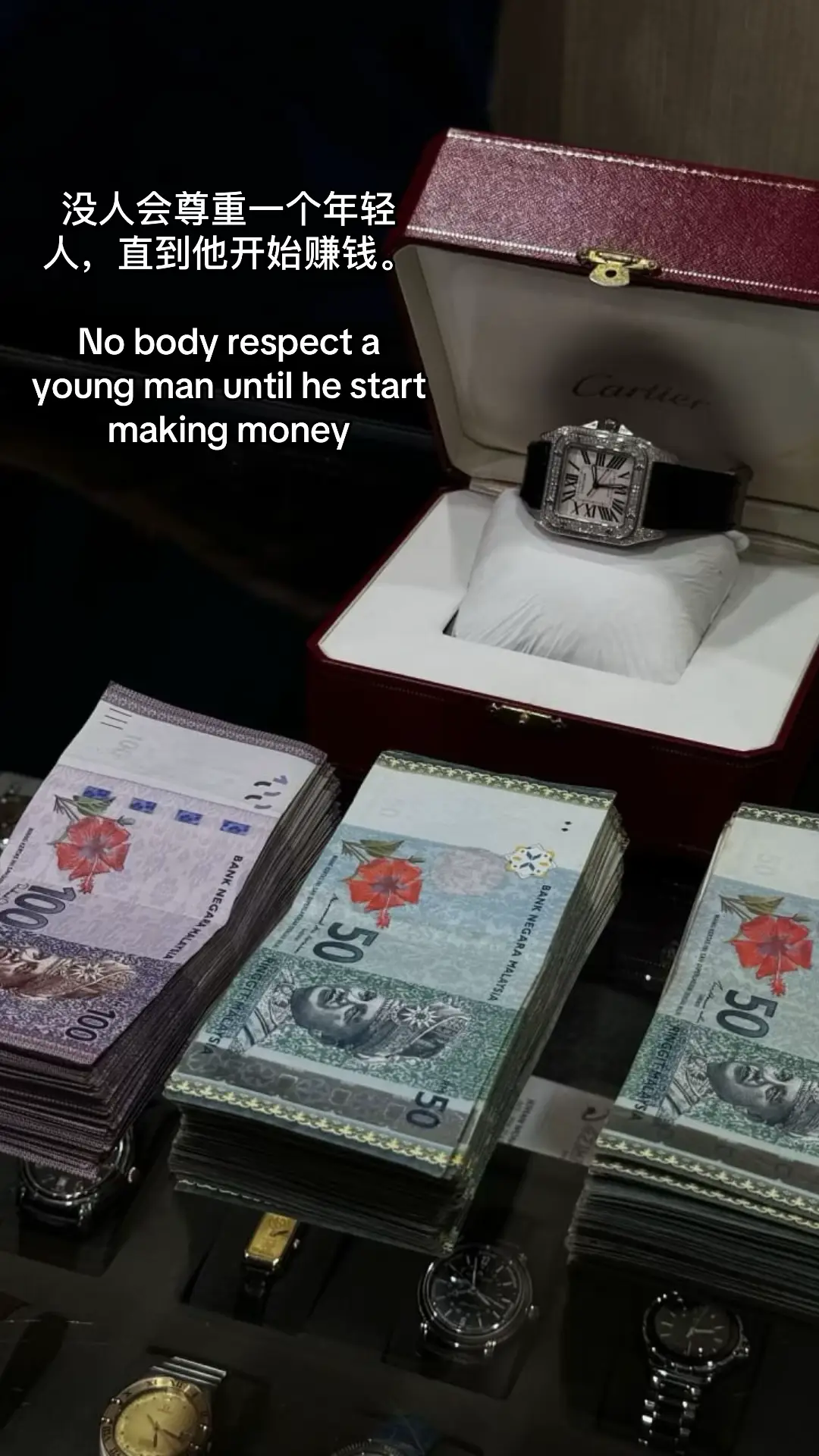 没人会尊重一个年轻人，直到他开始赚钱。 #malaysiatiktok #viralmalaysia #fypmalaysia 