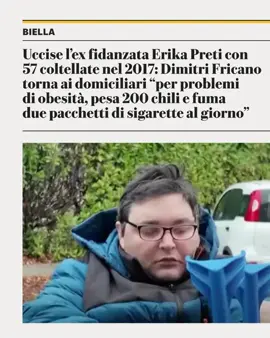 Dimitri Fricano ritorna agli arresti domiciliari. Nel 2017 aveva ucciso l'ex fidanzata ventenne, Erika Preti, con 57 coltellate in Sardegna, durante una vacanza estiva. Era quindi stato condannato a 30 anni di carcere, di cui però l’uomo oggi 38enne ne ha scontati solo sette. Poco più di un anno fa, infatti, gli erano già stati concessi gli arresti domiciliari per motivi di salute. Fricano infatti ha problemi di obesità e quindi il Tribunale di sorveglianza gli aveva concesso di scontare la pena a Biella, dove era seguito dal padre e dalla madre. L’uomo aveva anche l’obbligo di recarsi in una struttura sanitaria per le cure del caso e, soprattutto, tre ore al giorno di libertà. L'articolo completo di Paolo La Bua su Repubblica #rep 