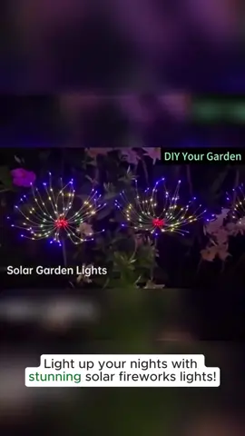 【Buy1Get4】 Solar Fireworks Lights Outdoor Waterproof with 8 Lighting Modes Courtyard Festival Party Light Suitable for decorating houses and gardensfireworks christmas light 