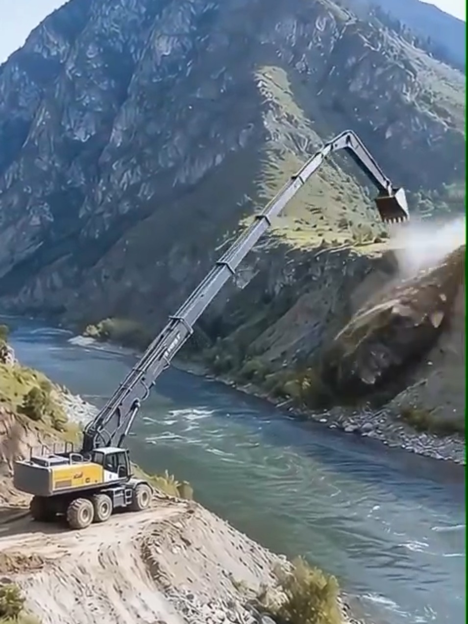 mở đường 😄#excavator#mayxuc #al #game #trends 