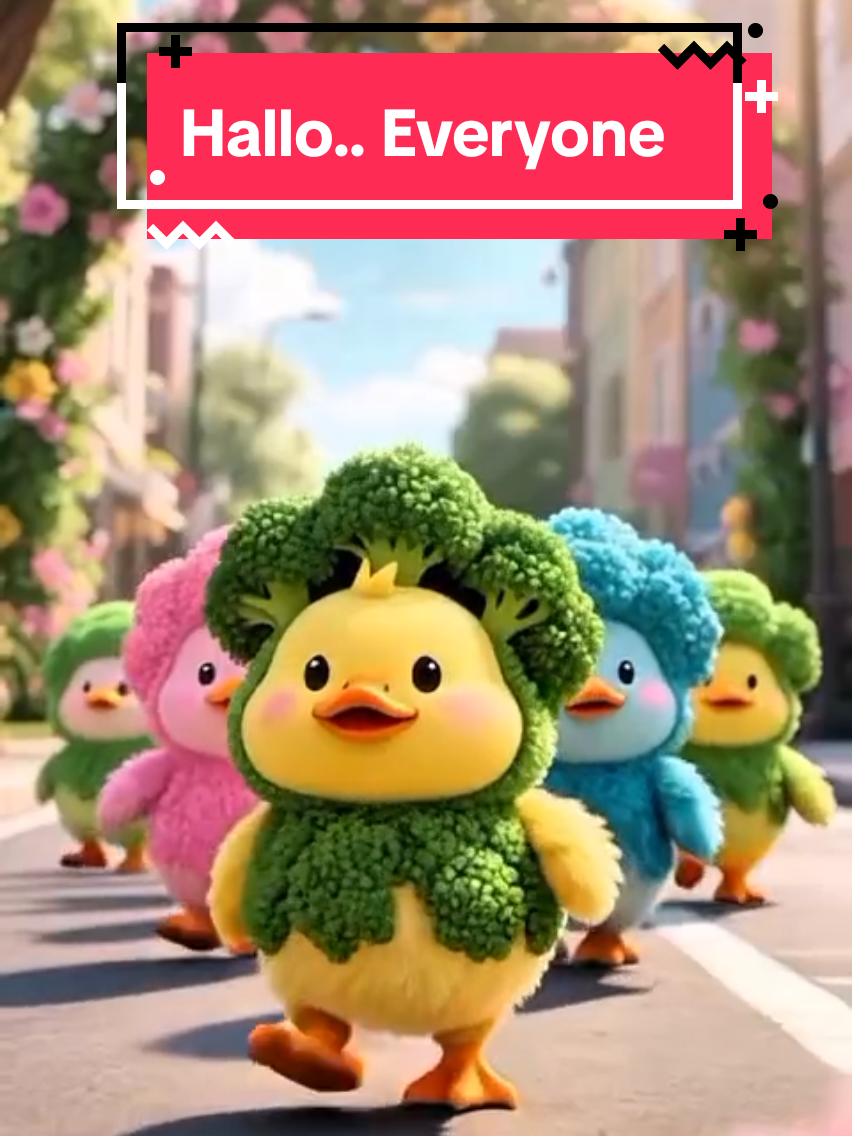 bebek-bebek kecil lucu warna-warni 😘  #tiktok #tiktokkids #kidssong #viral #cartoon #trending #foryou 