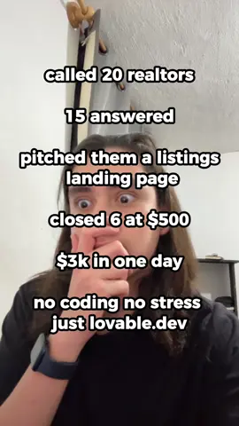 Lovable is the method 😭💰 #ai #money #howto #landingpage #lovablepartner 