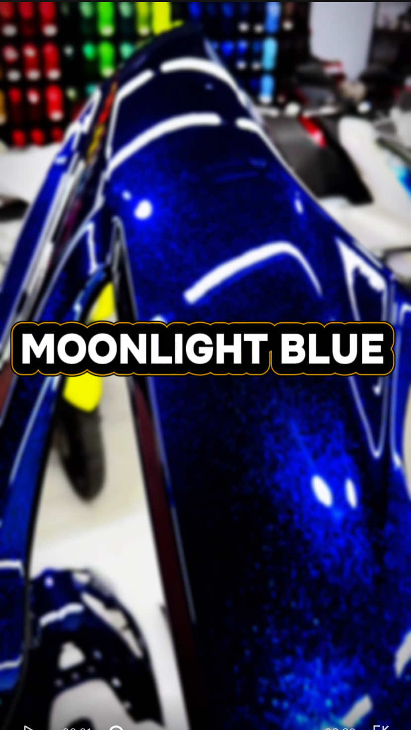 Warna idaman yg gak bikin bosen “MOONLIGHT BLUE” cocok buat STNK biru dan hitam  #suryapainting #otomotif #catbody #moonlight #moonlightblue 