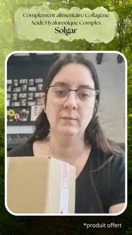 Unboxing de mon dernier colis @trustt  de @Mon Vanity Idéal  qui me permet de découvrir un produit @SolgarVitamins  J'ai eu la cha'ce d'être sélectionné pour tester et découvrir le complément alimentaire Collagène Acide Hyaluronique complexe. Et ceux pendant 3 mois. Je début le test et vous en reparle très vite. #produitgratuit #solgar #complementalimentaire #collagene #acidehyaluronique 