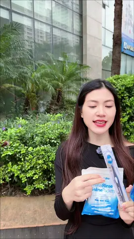 Combo bình rửa mũi và 30goi muối rửa mũi 