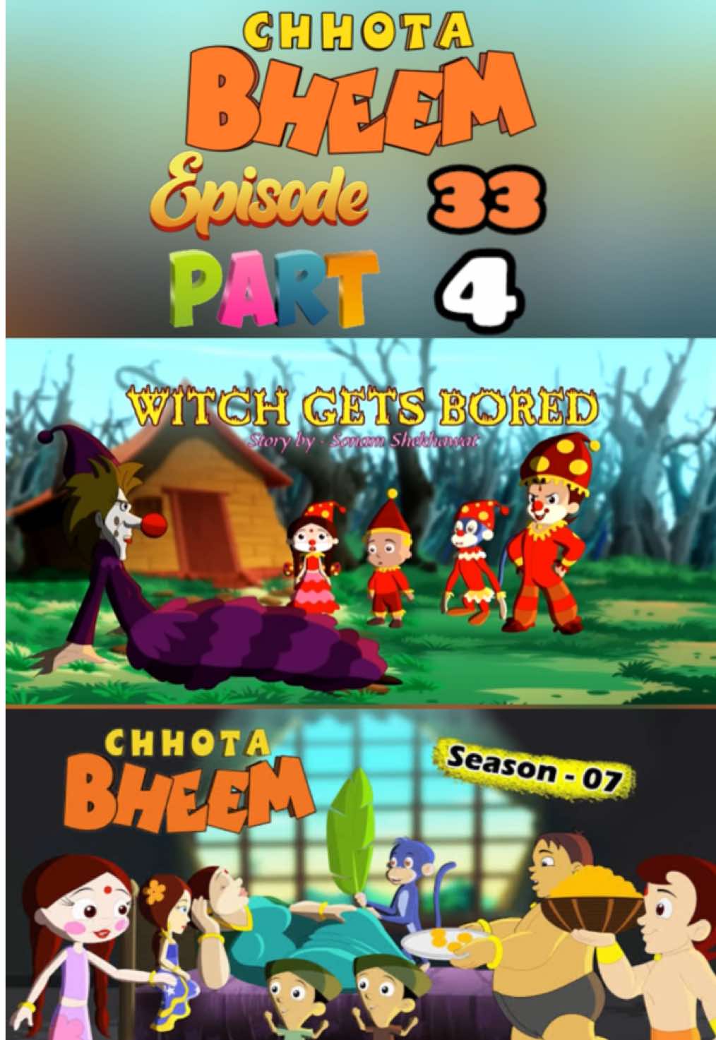 Chhota Bheem S7 E33 Part:3 #chhotabheem #pogo#cartoon#viral#trending