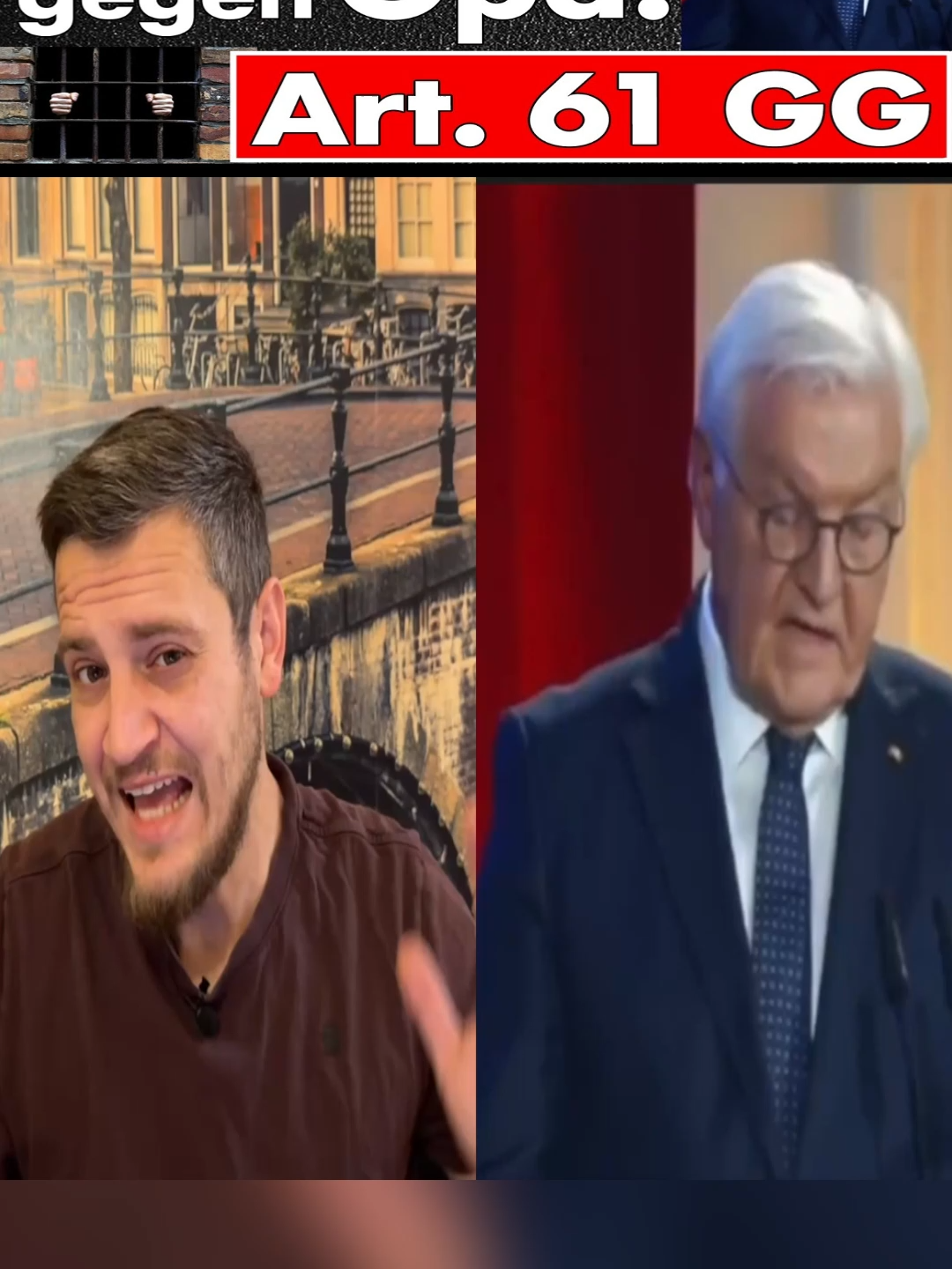 Präsident der Schande gehört aus dem Amt entfernt! Er hetzt, spaltet & grenzt pauschal aus!