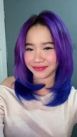 LOVEEEE MY PURPLE BLUE HAIRRR #blurplehair #magicolor #magiabyinaura #tintedhairmask 