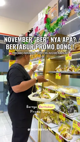 𝐏𝐫𝐨𝐦𝐨 𝐦𝐚𝐧𝐢𝐬 𝐝𝐚𝐧 𝐝𝐢𝐬𝐤𝐨𝐧 𝐚𝐤𝐡𝐢𝐫 𝐭𝐚𝐡𝐮𝐧 𝐝𝐢 𝐆𝐥𝐨𝐛𝐚𝐥 𝐂𝐚𝐤𝐞 𝐚𝐧𝐝 𝐁𝐚𝐤𝐞𝐫𝐲 ‼️ Kalian bisa berkesempatan dapetin banyak hadiah menarik disini, cukup dengan melakukan pembelian minimal 50ribu aja yaa 😍 Tapi ga cuma itu, kalian juga bisa berkesempatan hadiah menarik dari lucky dip dengan melakukan pembelian minimal 75rb 🥳 Produk mereka tuh enak2 dan bangak varian nya juga lho, tentunya selalu fresh from the oven san udah halal certified 🤩 🍴: @globalcakebakery  📍:  Jl. Raya Syeh Quro No.27 Palumbonsari, Kec. Karawang Timur 💸 : Start From 3K 🗓️ : Buka Setiap Hari ⏰ : 06.00 - 22.30 👉🏻 Jangan lupa follow akun @infoseruzayn untuk info seru dan menarik lainnya. #infoseruzayn #globalcakebakery #promoakhirtahun #kue #cake                    