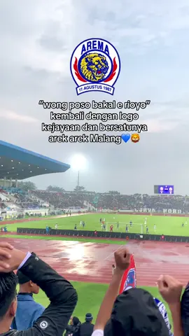 Logo arema singa bertindik akan segera kembali🥹💙🦁 #fyp #fypage #malang #arema #aremania 