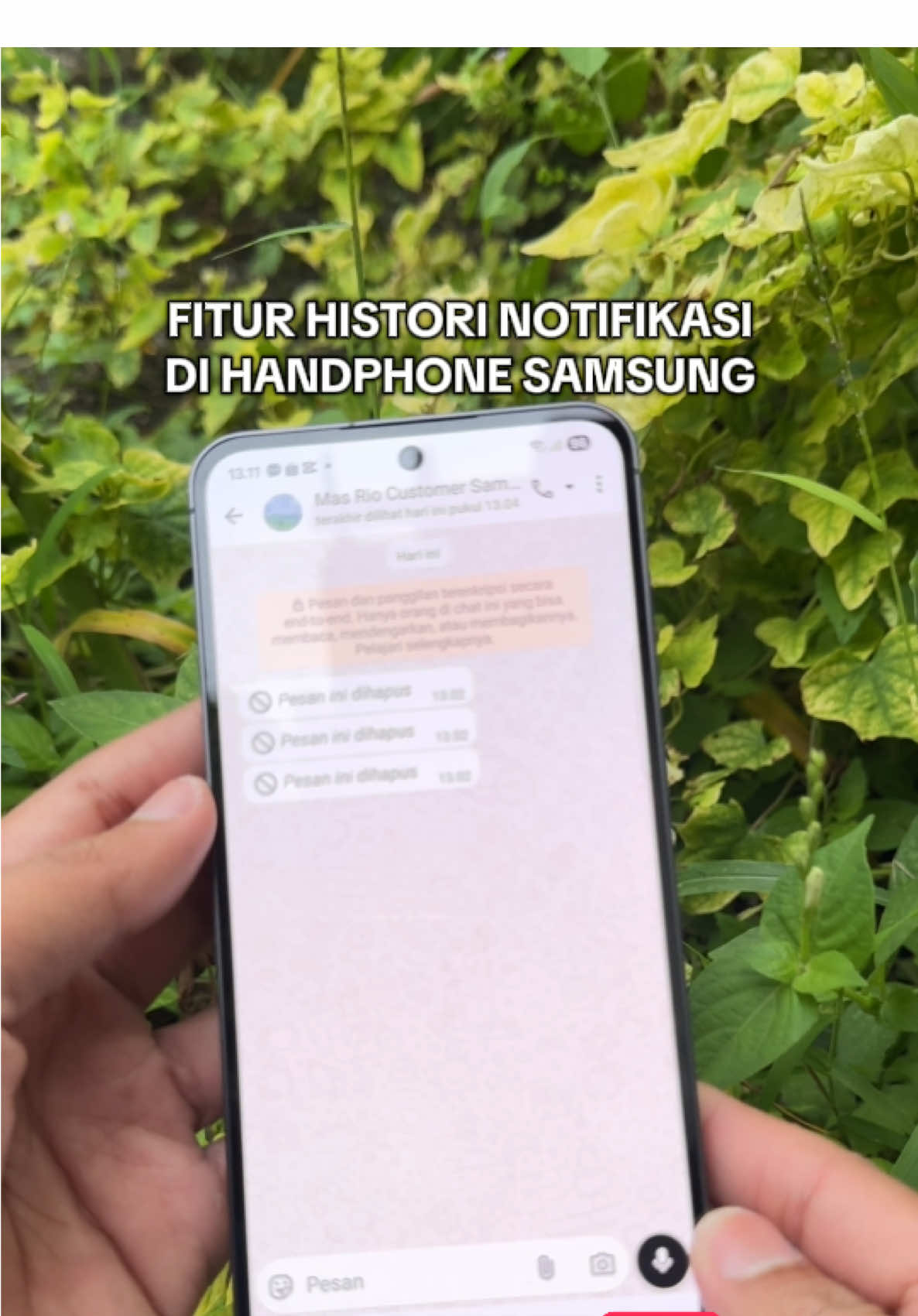 Fitur histori notifikasi di samsung ini bisa ngeliat chat yang udah di hapus nih. 📍Samsung Store by Bumilindo Klaten Jl Pemuda No.11, Sebelah Ilufa Accessories #samsungtips #setting #samsung #fyp #klaten 