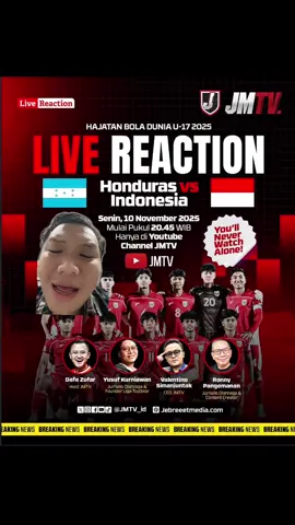 Pertandingan hidup dan mati timnas Indonesia U17, jika ingin masuk fase 32, hari ini jam Senini 10 November 2025 jam 22.45 WIB #pemainketurunan #timnasday #pialadunia2026 #kualifikasipialadunia2026 #timnasindonesia 