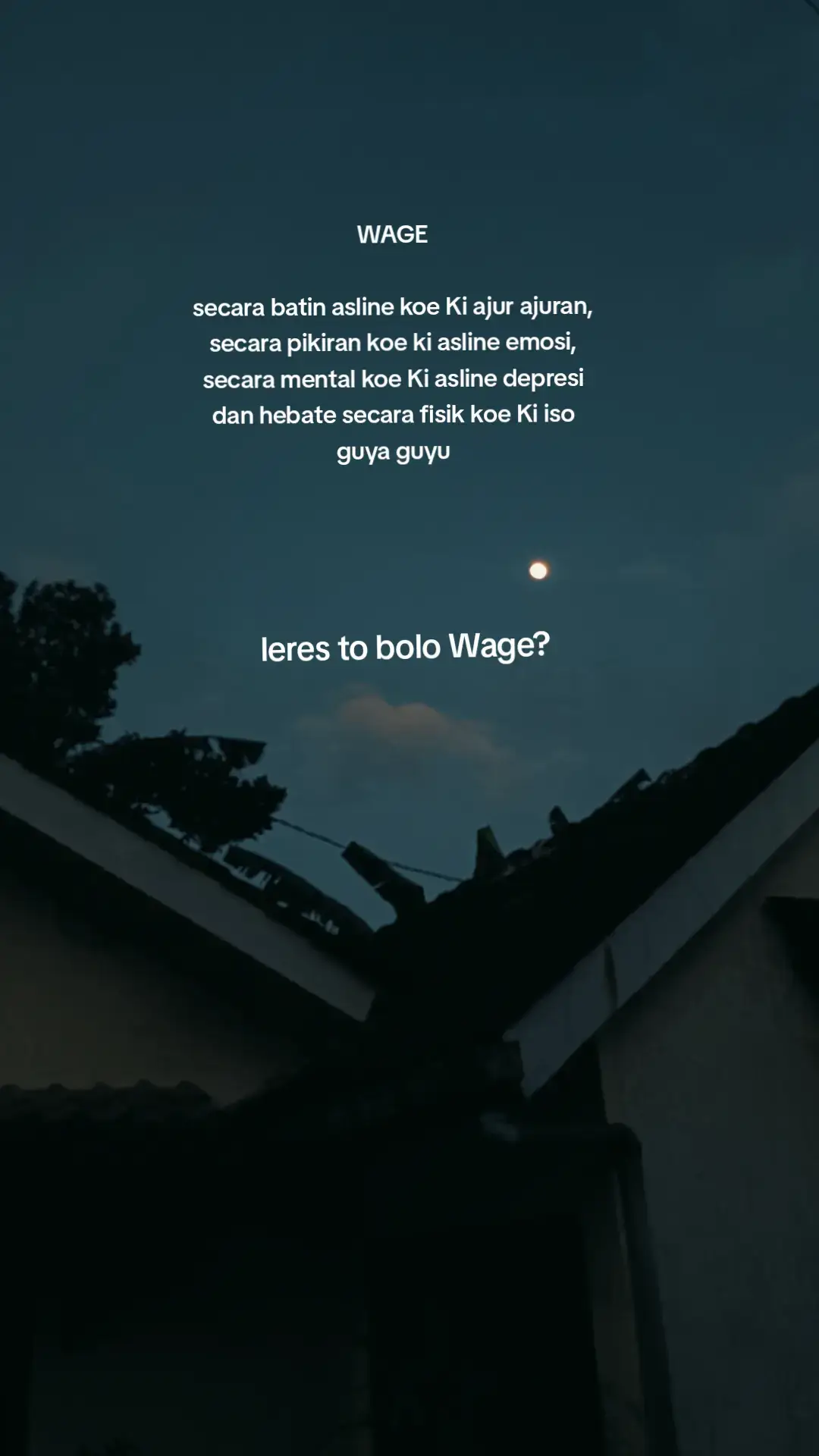 #fyp #wetonwage  #wage #jowostory #jowopride 