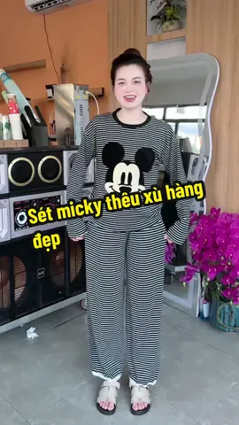 Sét micky thêu xù hàng đẹp