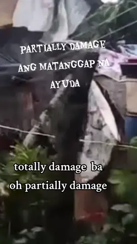 partially damage ang matanggap #typhoonupdate #reliefgoods #typhoonuwan 
