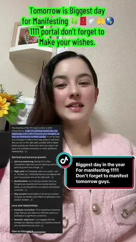 1111 tomorrow is biggest day for manifesting. 1111 is angel number and strongest number too soo don’t forget to make wishes all the best and luck to you all. #manifesting #1111 #portal #angel #luck @zeyn gurung(TMG)🦋🧚‍♀️ @Rakesh Thapa🧿 @Himal Shahi Vlogs 