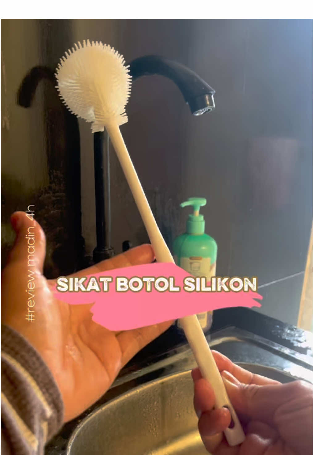 sikat botol silikon lembut dan tdk merusak botol #sikat #sikatbotol #murah #racuntiktok #paydaysale 
