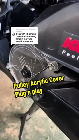 Replying to @christian mermilo wala boss plug n lang yan goods na👍🛵#acryliccover #cvtcover #mioi125 #motorcycleparts #motorcycleaccessories 