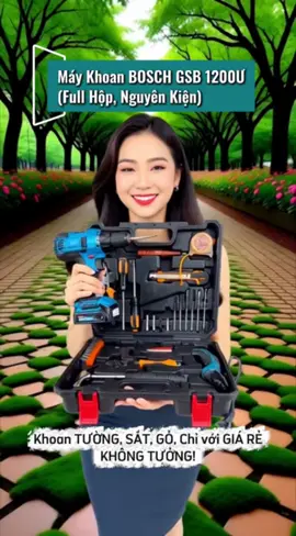 🛠️Khoan TƯỜNG, SẮT, GỖ, Chỉ với GIÁ RẺ KHÔNG TƯỞNG!  - Máy Khoan BOSCH GSB 13RE, Sức mạnh 1200W! Ruột máy LÕI ĐỒNG NGUYÊN CHẤT! Hoạt động MẠNH MẼ, ỔN ĐỊNH, không lo hư vặt, công tắc! - Máy khoan ĐA NĂNG thực thụ! Khoan búa, đảo chiều, điều chỉnh tốc độ! Khoan tường, khoan sắt, gỗ, BẮT VÍT, BẮN TÔN... tất cả chỉ trong 1 máy! - MUA MỘT ĐƯỢC BA! Nhận ngay FULL BỘ PHỤ KIỆN ĐỒ NGHỀ (Búa, vít, kim, mũi khoan...) đựng trong HỘP VALI xịn xò! Mua về là dùng ngay! - HÀNG CHUẨN LOẠI 1! Bảo hành 12 tháng! Cơ hội sở hữu máy khoan Bosch với GIÁ RẺ chưa từng có! Nhấn MUA NGAY.  #tienichgiadinhreview #maykhoan #maykhoancamtay #bosch #tienich 