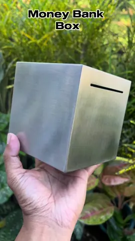 Stainless steel Money Bank Box  #alkasya #moneybank #piggybank #affiliatemarketing #foryou 