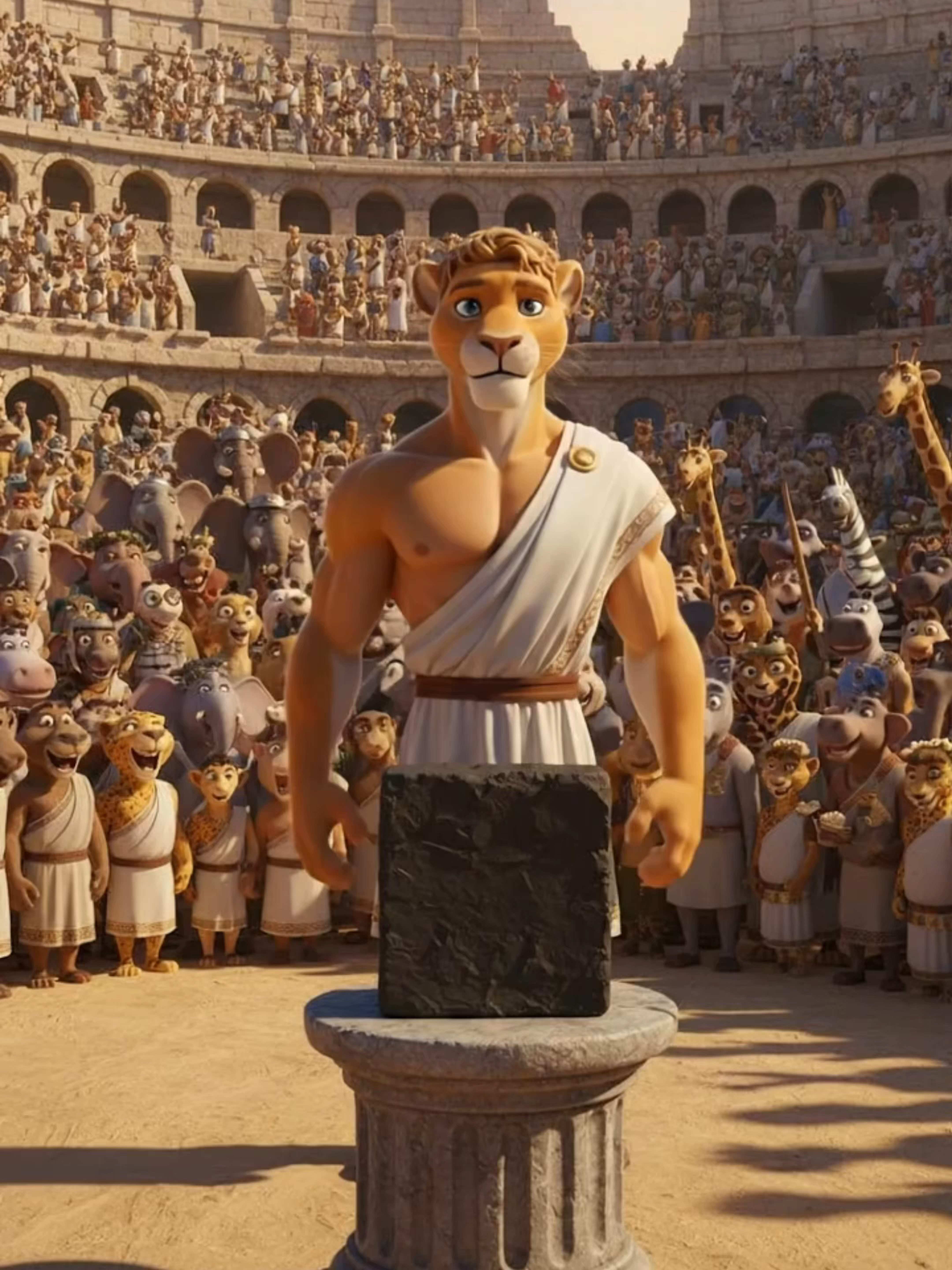 Part 1: Clay modeling contest, who will win? - This is AI-generated for entertainment purposes only. #catsoftiktok #catstory #aicat #cat #thieunhi