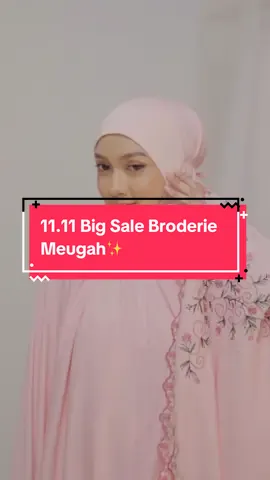 Broderie Meugah memiliki motif yang anggun dan detail lembut, koleksi ini dirancang menggunakan bahan premium yang ringan dan sejuk untuk mendukung kenyamanan ibadahmu. Tersedia di tiktok shop & live streaming Siti Khadijah Official. Siapkan keranjangmu untuk 11.11 karena akan ada penawaran spesial untuk Family SK.🛍️ #MukenaSitiKhadijah #familysk #outerpieceforinnerpeace 